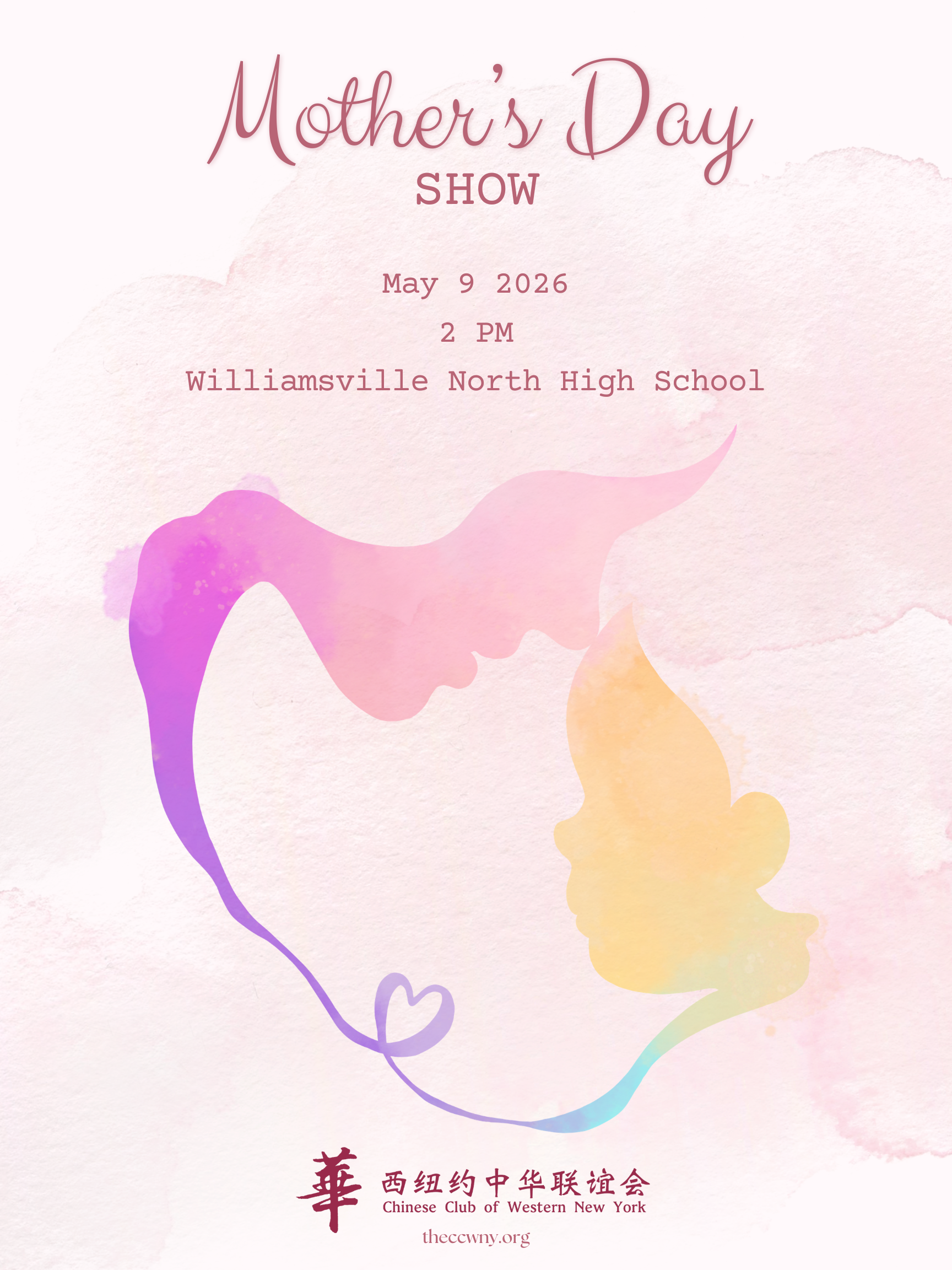 Poster For Mother's Day 2026 by The CCWNY